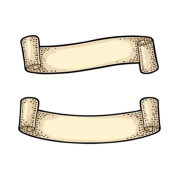 Set of ribbons isolated on white background. Vector Stockillustratie