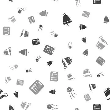 Set Ringing bell, Time flies on the clock, Calendar and To do list or planning Illustrazione stock