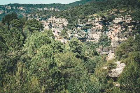 Set of rocks located in the north of Spain, in Europe. Stock Photos