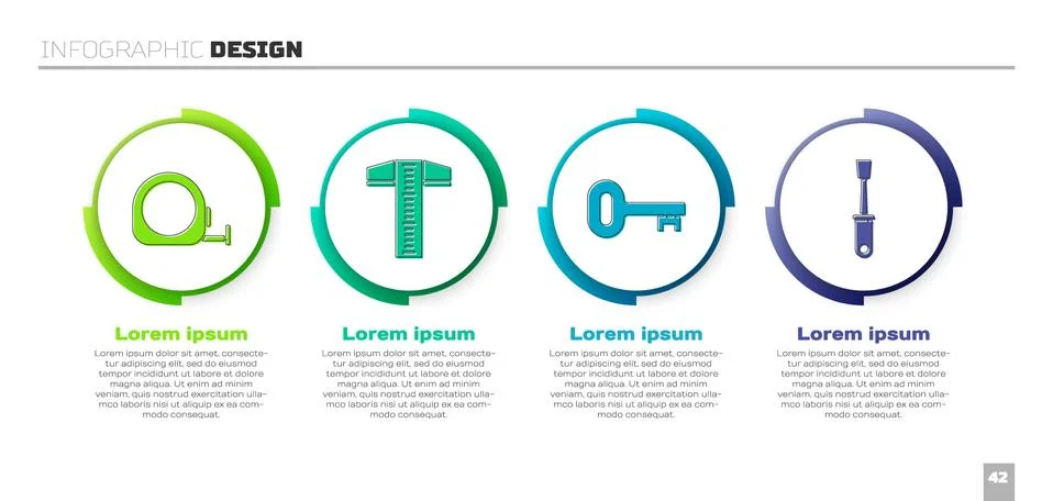 Set Roulette construction, T-square line, Old key and Screwdriver. Business 스톡 일러스트