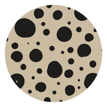 Set of round abstract shapes, backgrounds, patterns, icons for social networks Stock Illustration