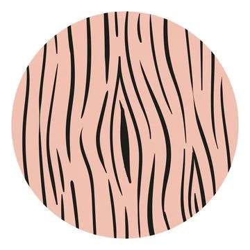 Set of round abstract shapes, backgrounds, patterns, icons for social networks Stock Illustration