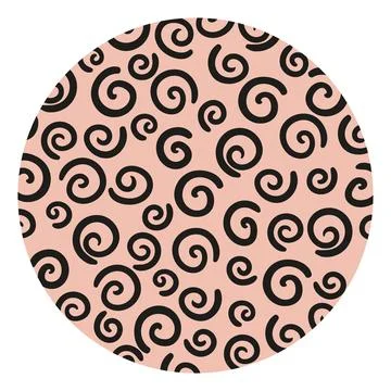 Set of round abstract shapes, backgrounds, patterns, icons for social networks Illustrazione stock