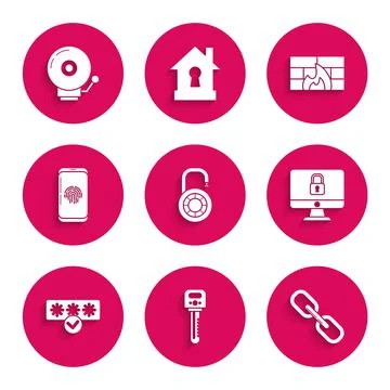 Set Safe combination lock wheel, Lock computer monitor screen, Password Stock-Illustration