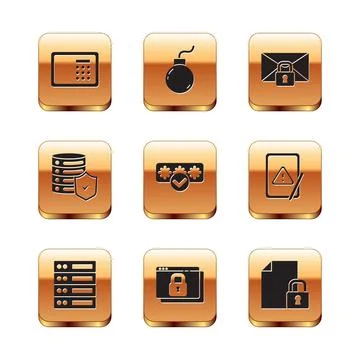 Set Safe, Server, Data, Web Hosting, Secure your site with HTTPS, SSL, Password Illustration