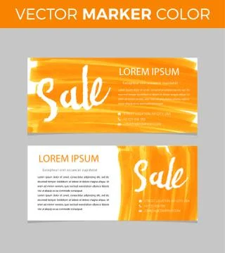 Set of sale banners design. Vector illustration Illustrazione stock