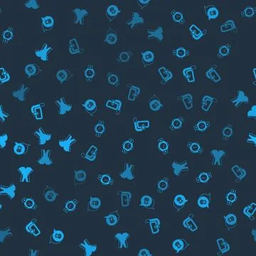 Set Scallop sea shell, Diving watch, mask with snorkel and Wetsuit for scub.. Stock Illustration