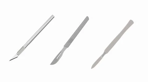 Set of Scalpels Illustrazione stock