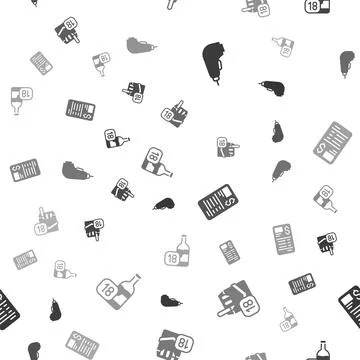 Set Scanner scanning bar code, Cigarettes pack box, Paper or financial check and Stock-Illustration