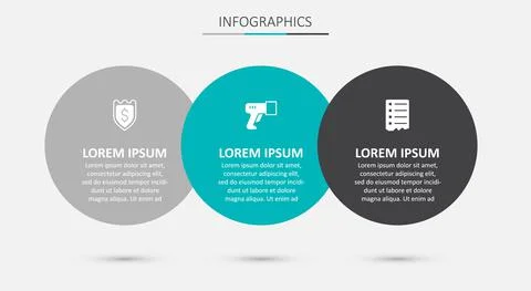 Set Scanner scanning bar code, Shield with dollar and Shopping list. Business Stock Illustration