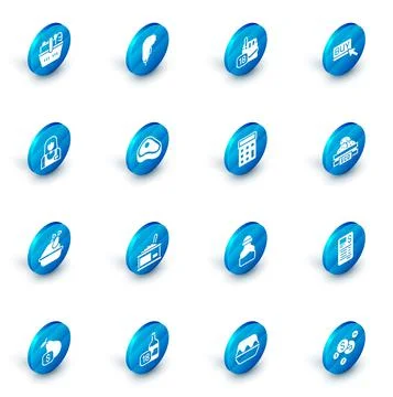 Set Scanner scanning bar code, Cigarettes pack box, Buy button, Seller, Roasted 스톡 일러스트