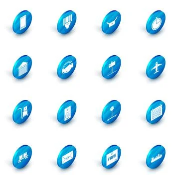 Set Scanner scanning bar code, Cardboard box with traffic symbol, Stopwatch Stock Illustration