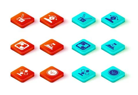 Set Schizophrenia, Psychology, Solution problem in psychology, Mountains wi.. Stockillustratie