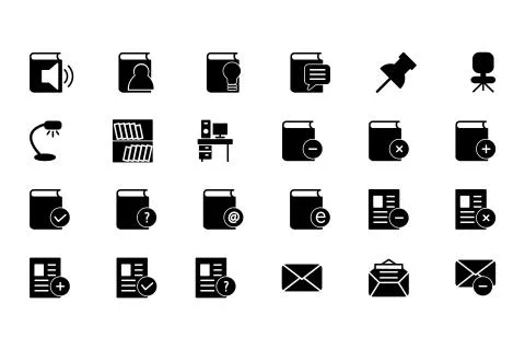 Set of School Education Stock Illustration