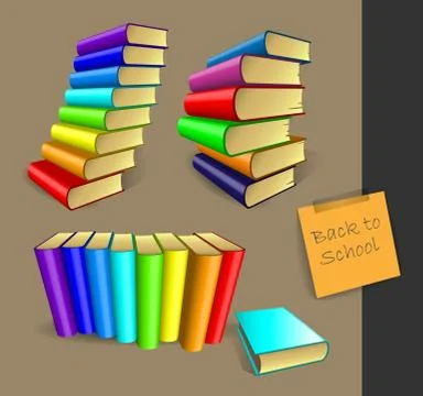 Set of school elements イラスト素材