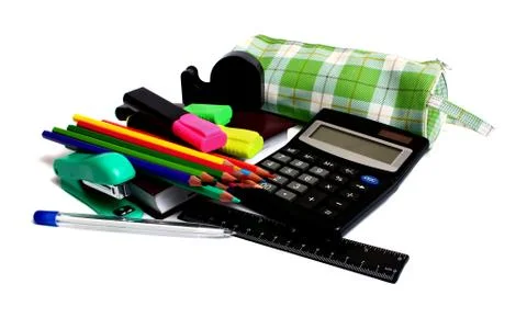 Set for school Stock Photos