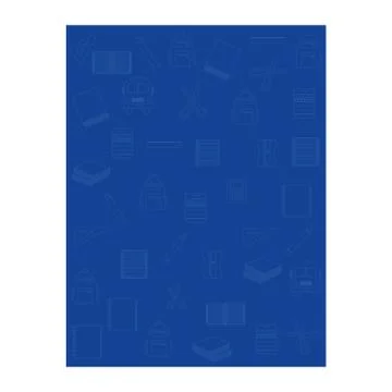 Set of school supplies pattern background Stock Illustration
