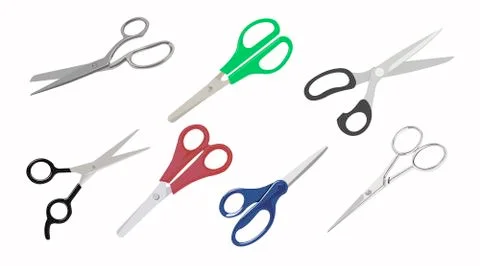 Set of Scissors Stock Illustration
