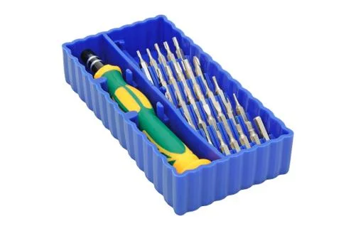 Set of screw-drivers Stock Photos