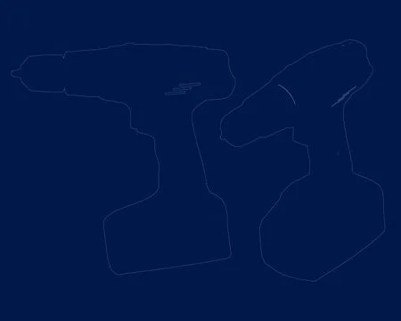 Set screwdriver construction line icon vector. screwdriver construction sign. Stock Illustration