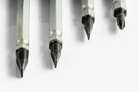 Set of screwdriver handle tools Stock Photos