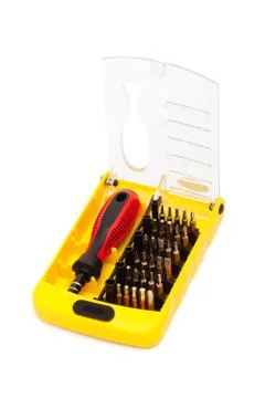Set screwdriver Stock Photos