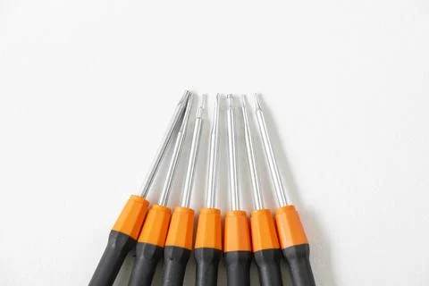 Set of Screwdrivers Stock Photos