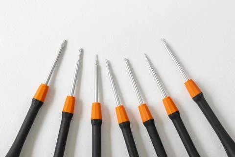 Set of Screwdrivers Foto stock