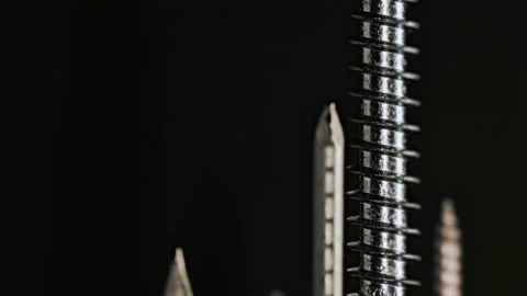 Set Of Screws For The Home Workshop Stock Footage 137327708