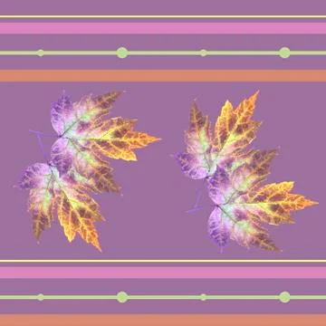 A set of seamless natural patterns. Botanical flower texture decor, fabric Stock Illustration