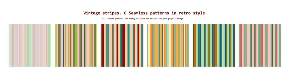 Set seamless patterns with fabric texture. Stock Illustration