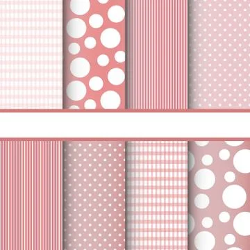 Set of seamless patterns Stock Illustration