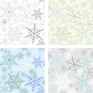 Set of seamless patterns Stock Illustration