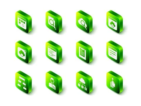 Set Search concept with folder, cloud computing, Cloud technology data transf イラスト素材