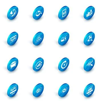 Set Search data analysis, Mobile stock trading, Financial growth, Browser with イラスト素材