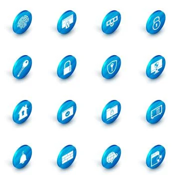 Set Secure your site with HTTPS, SSL, Password protection and safety access Illustration