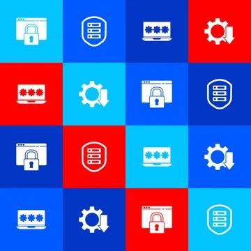 Set Secure your site with HTTPS, SSL, Server shield, Laptop password and Cost Illustration