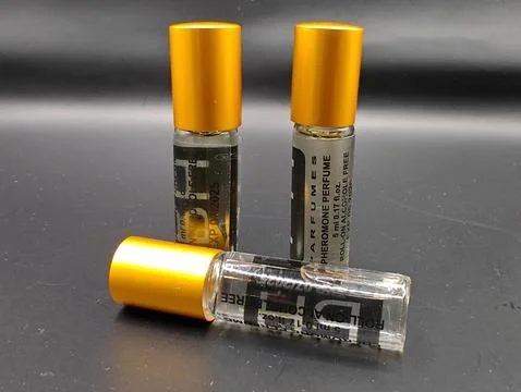 A set of seductive fragrances Stock-Fotos