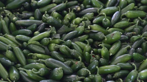 Set of serrano peppers Vídeos de archivo 130048368