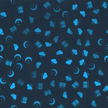 Set Server, Data, Web Hosting, Network cloud connection, Cloud mail server and Illustrazione stock