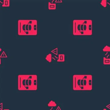 Set Server, Data, Web Hosting and Cloud technology data transfer on seamless 스톡 일러스트