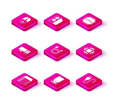 Set Server, Data, Web Hosting, Optical disc drive, Computer monitor, Electr.. イラスト素材