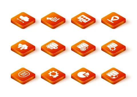 Set Server with shield, Cost reduction, Cloud download and upload, security key 스톡 일러스트