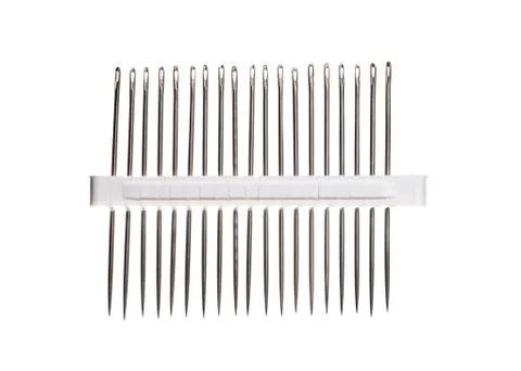 Set of Sewing Needles Stock Photos