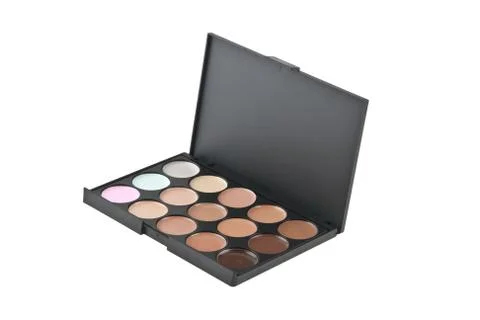 Set of shadows isolated on white background Stock Photos