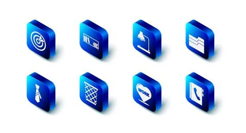 Set Shelf with books, Table lamp, Document folder, Address, Heart text work Stock Illustration