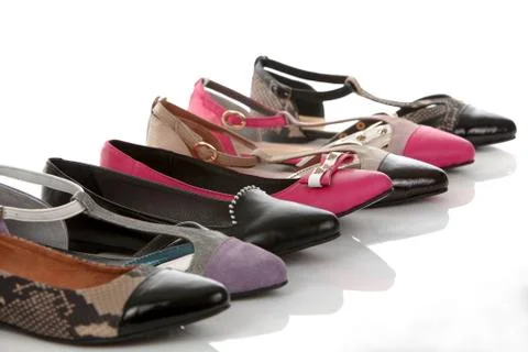 Set of shoes Stock Photos
