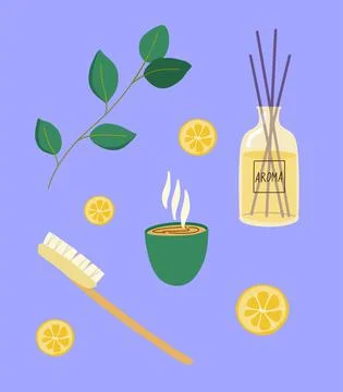 Set for skin care. Stock Illustration