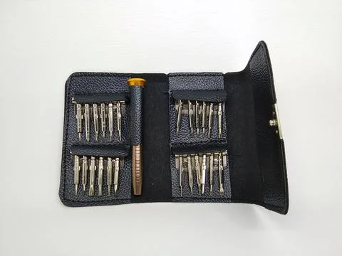 A set of small screwdrivers Stock Photos