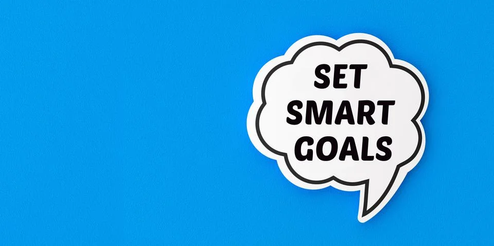 SET SMART GOALS Stock Illustration